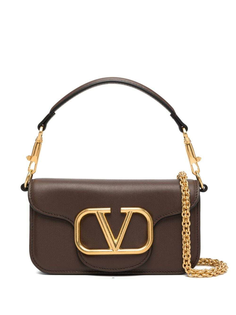 Valentino Garavani Small Letter Leather Shoulder Bag