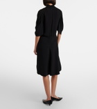 The Row Emmeline silk crêpe cady midi dress