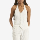 4th & Reckless Women's Sabrina Waistcoat in Pinstripe