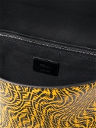FENDI - Logo-Print Leather Messenger Bag