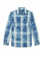 Polo Ralph Lauren - Checked Ombré Cotton-Chambray Shirt - Blue