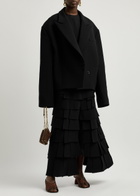 A.W.A.K.E Mode Crepe Blazer Black