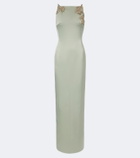 Rachel Gilbert Sorrento embellished gown