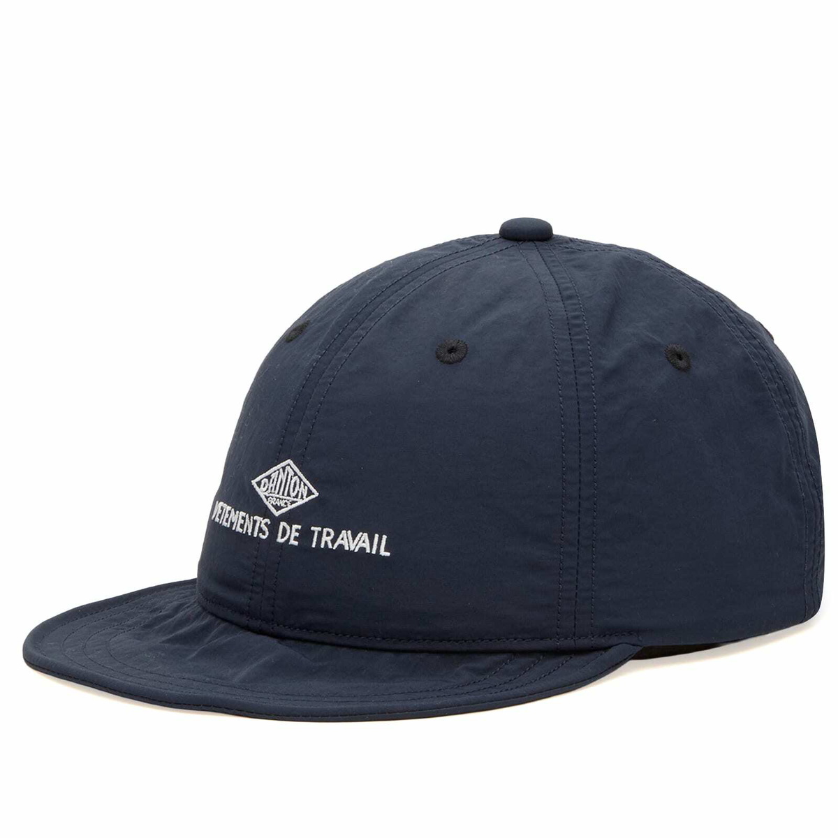 Danton Men's Nylon Taffeta 6 Panel Cap in Navy Danton