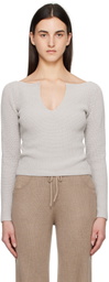 Aya Muse Gray Caeli Sweater