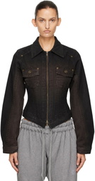 KNWLS Brown Alice Denim Jacket