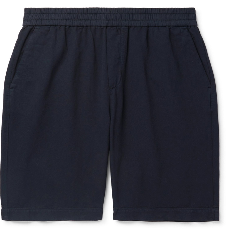 Photo: Sunspel - Cotton-Twill Shorts - Blue