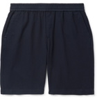 Sunspel - Cotton-Twill Shorts - Blue
