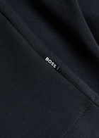Boss Half-zip Cotton-blend Sweatshirt Navy