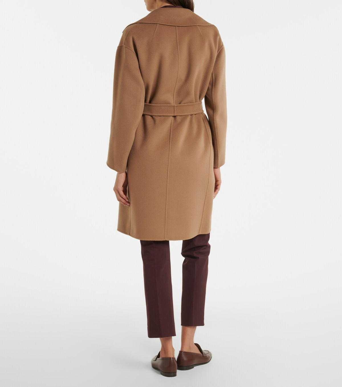 'S Max Mara Virgin wool wrap coat