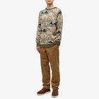 KAVU Men's Highline Jacquard Crew Knit in Sasquatch Hike