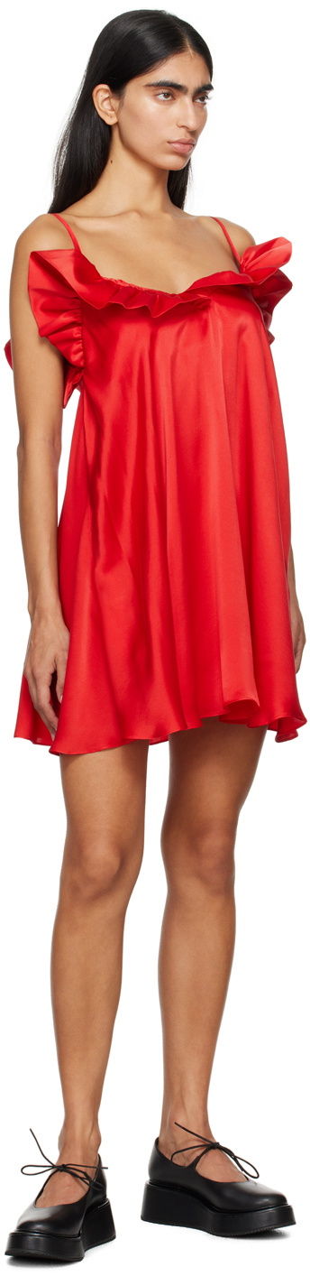 Kika Vargas Red Joan Minidress
