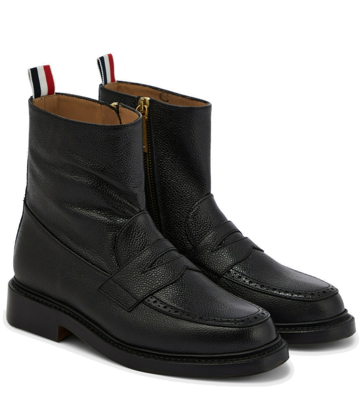 Photo: Thom Browne - Leather ankle boots