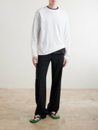 Auralee - Organic Cotton-Jersey T-Shirt - White