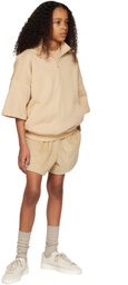 Essentials Kids Beige Drawstring Shorts