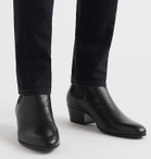 SAINT LAURENT - Custar 45 Leather Chelsea Boots - Black
