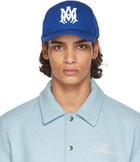 AMIRI Blue M.A. Logo Trucker Cap