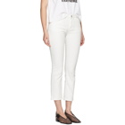 Toteme White Straight Jeans
