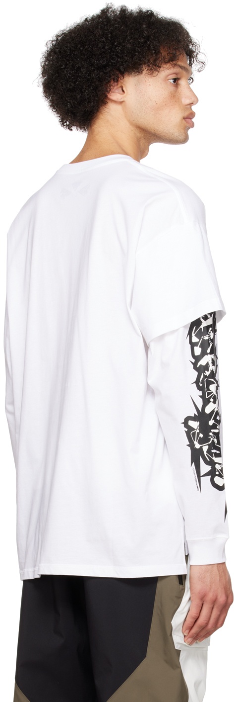 ACRONYM® White Layered Long Sleeve T-Shirt