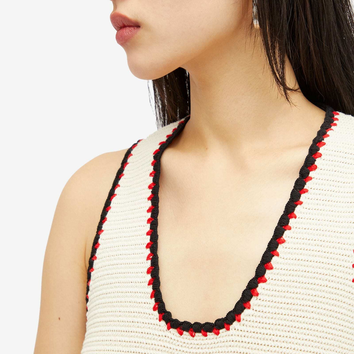 Jil Sander+ Women's Crochet Maxi Dress in Porcelain