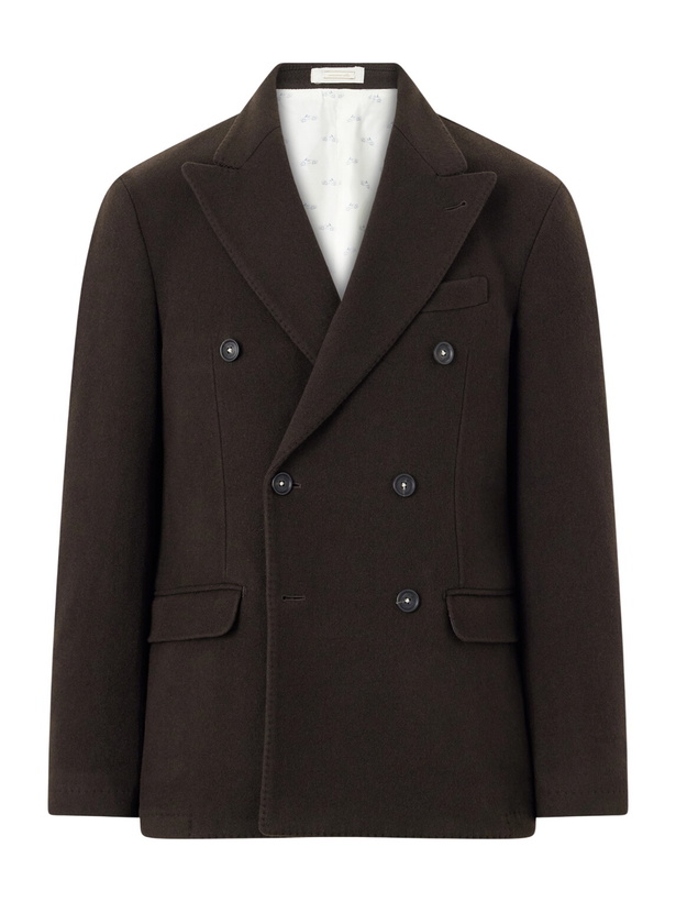 Photo: Massimo Alba - Brando Cashmere Coat - Brown