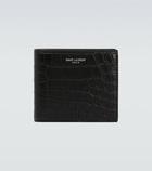 Saint Laurent - East/West embossed leather wallet