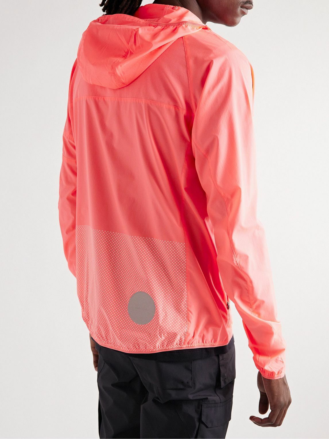 Rapha - Commuter Logo-Print Shell and Mesh Cycling Jacket - Pink Rapha