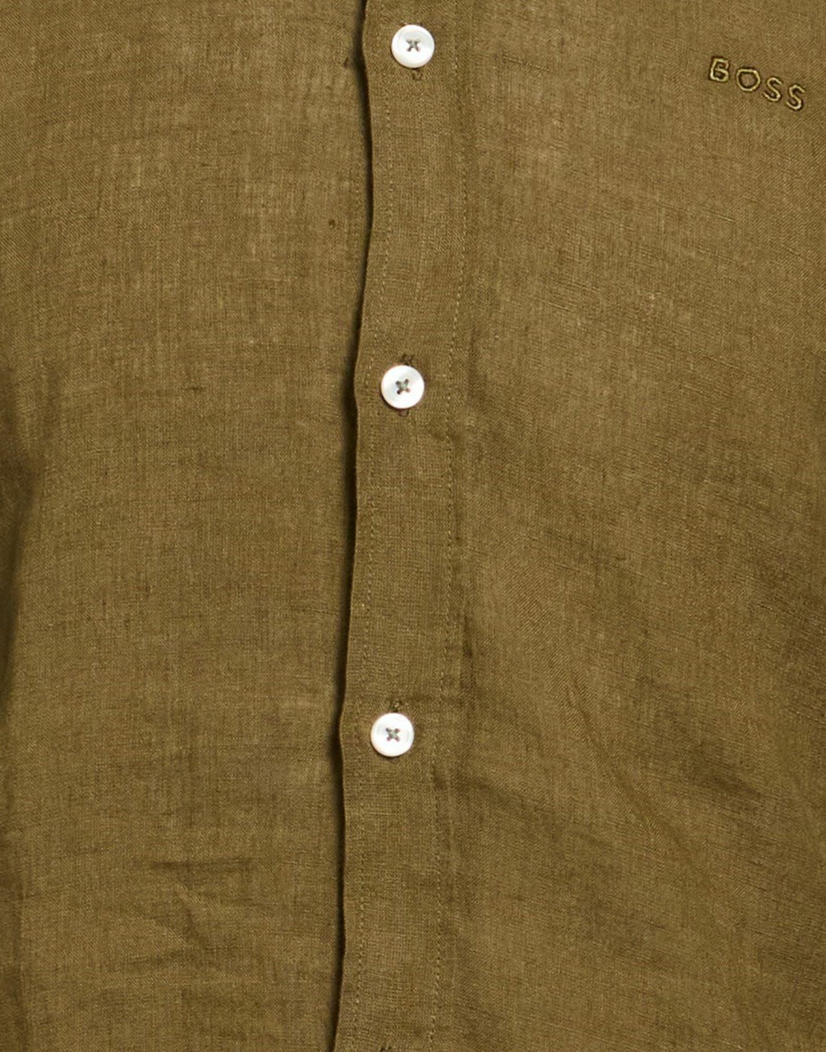 Boss Mens Shirt Military in Green