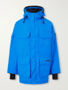Canada Goose - Expedition Hooded Logo-Appliquéd Shell Down Parka - Blue