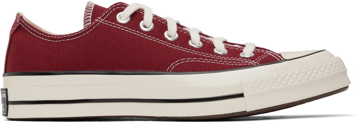 Photo: Converse Red Chuck 70 Low Top Sneakers