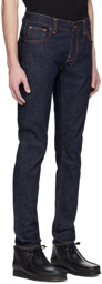 Nudie Jeans Navy Tight Terry Jeans