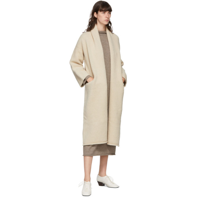 Lauren Manoogian Beige Long Shawl Cardigan Lauren Manoogian