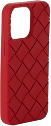 Bottega Veneta Red Intreccio iPhone 13 Pro Case