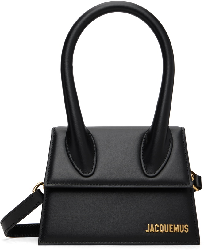 Photo: JACQUEMUS Black Les Classiques 'The medium Chiquito' Bag