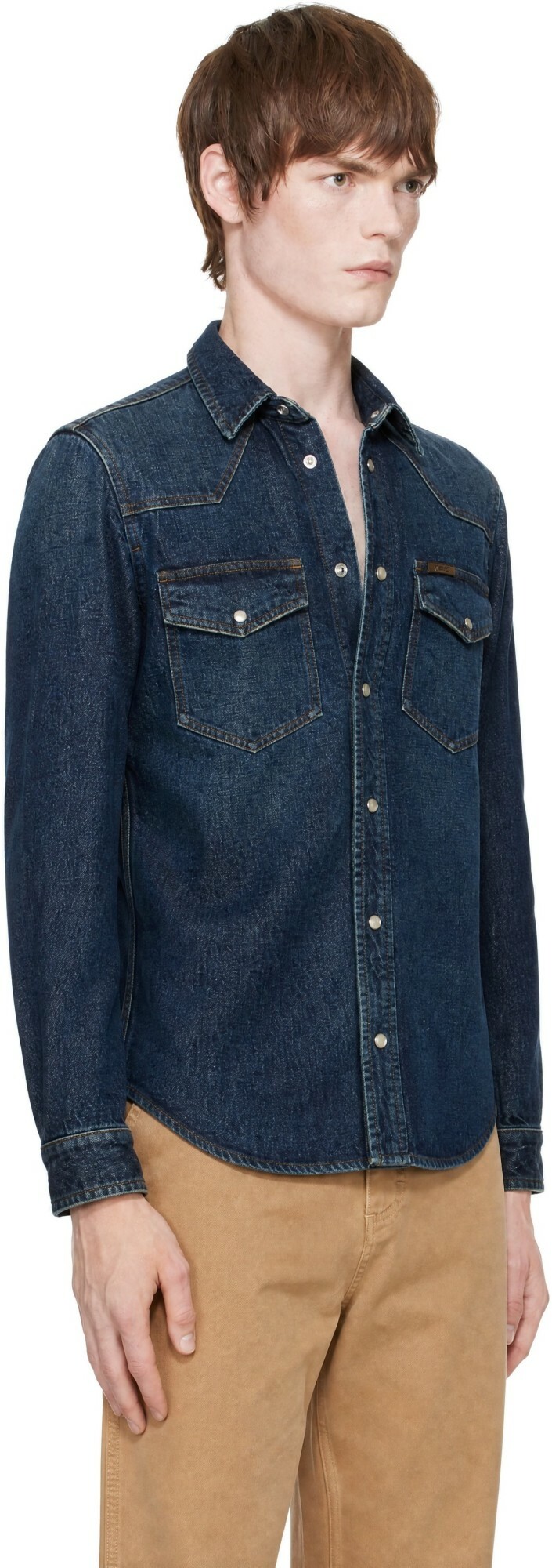 Moncler Blue Denim Shirt Jacket