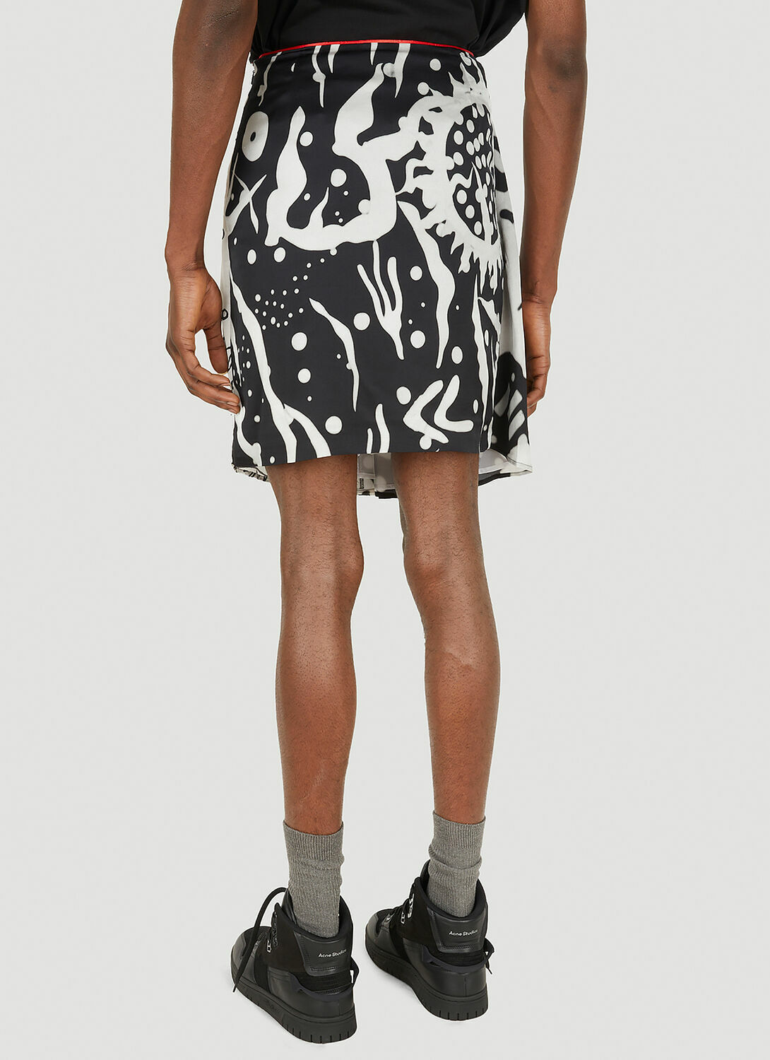 Honey Fucking Dijon Fluid Asymmetric Skirt