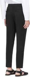 Barena Black Wool Pleated Trousers