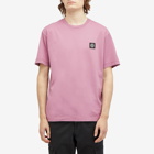 Stone Island Men's Patch T-Shirt in Rose Quartz