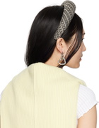 Marc Jacobs Beige Monogram Headband