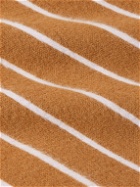 ZEGNA x The Elder Statesman - Striped Padded Brushed-Cashmere Jacket - Brown
