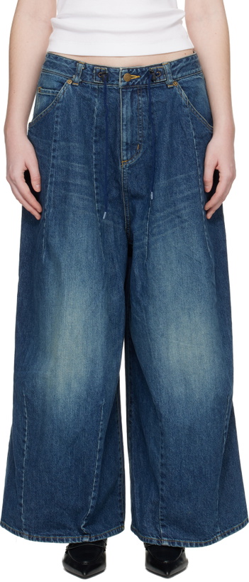 Photo: NEEDLES Navy H.D. Buggy Jeans