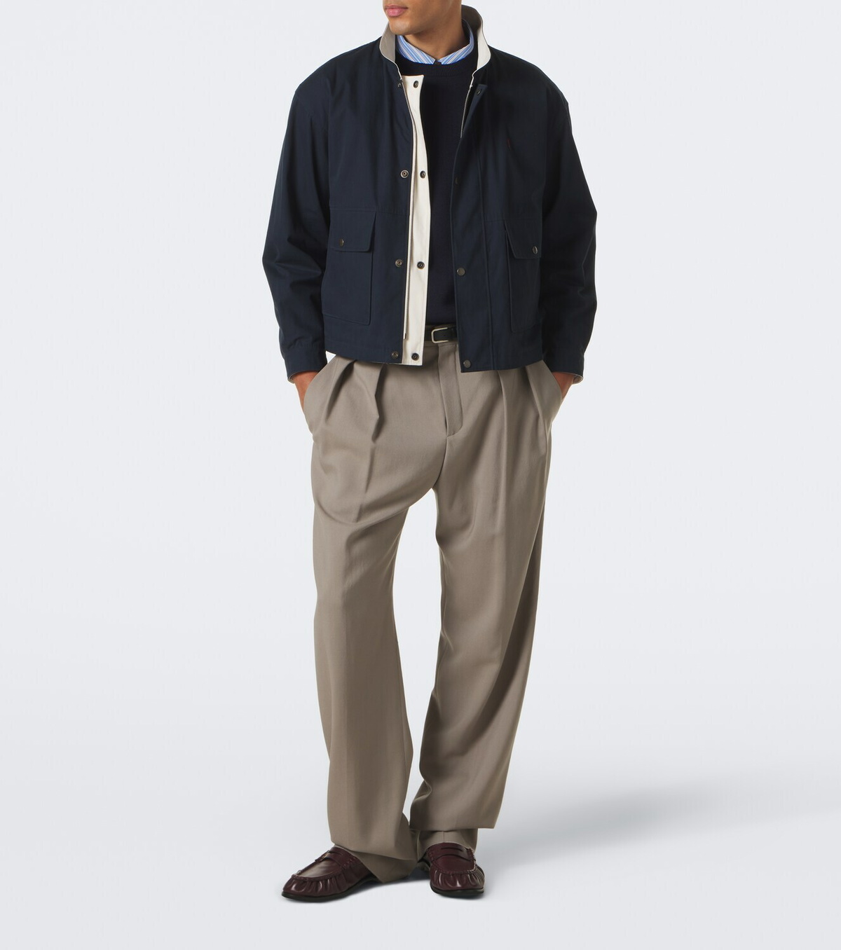 Saint Laurent Reversible cotton jacket