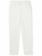Orlebar Brown - Sonoran Straight-Leg Linen-Blend Drawstring Trousers - White