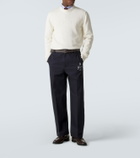 Gucci Logo cotton and wool sweater