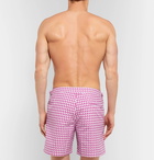 Orlebar Brown - Bulldog Mid-Length Printed Swim Shorts - Men - Pink