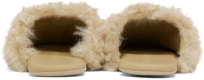 Stand Studio Beige Polly Slippers & Pouch Set