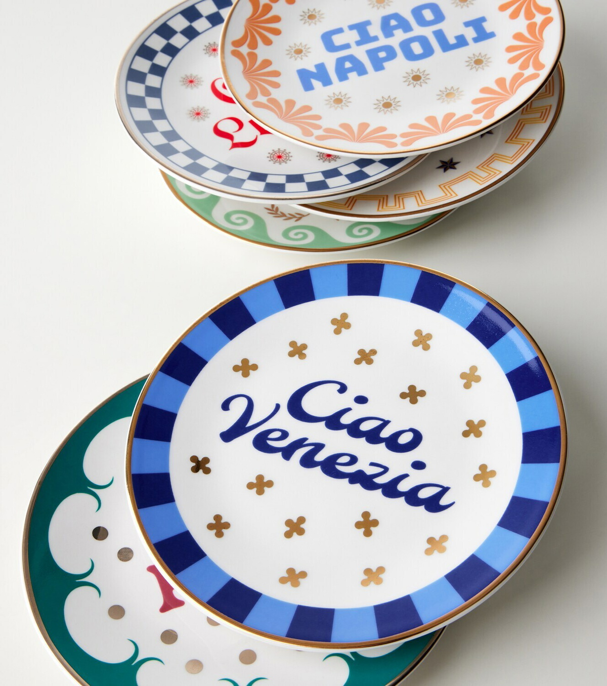 Bitossi Set of 6 porcelain plates