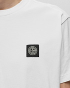 Stone Island Tee Gased 60/2 Cotton Jersey, Garment Dyed White - Mens - Shortsleeves