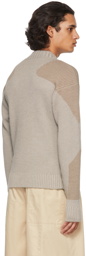 Jacquemus Grey & Taupe La Montagne 'La Maille Girò' Sweater