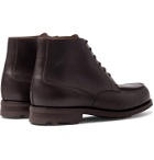 J.M. Weston - Leather Derby Boots - Brown